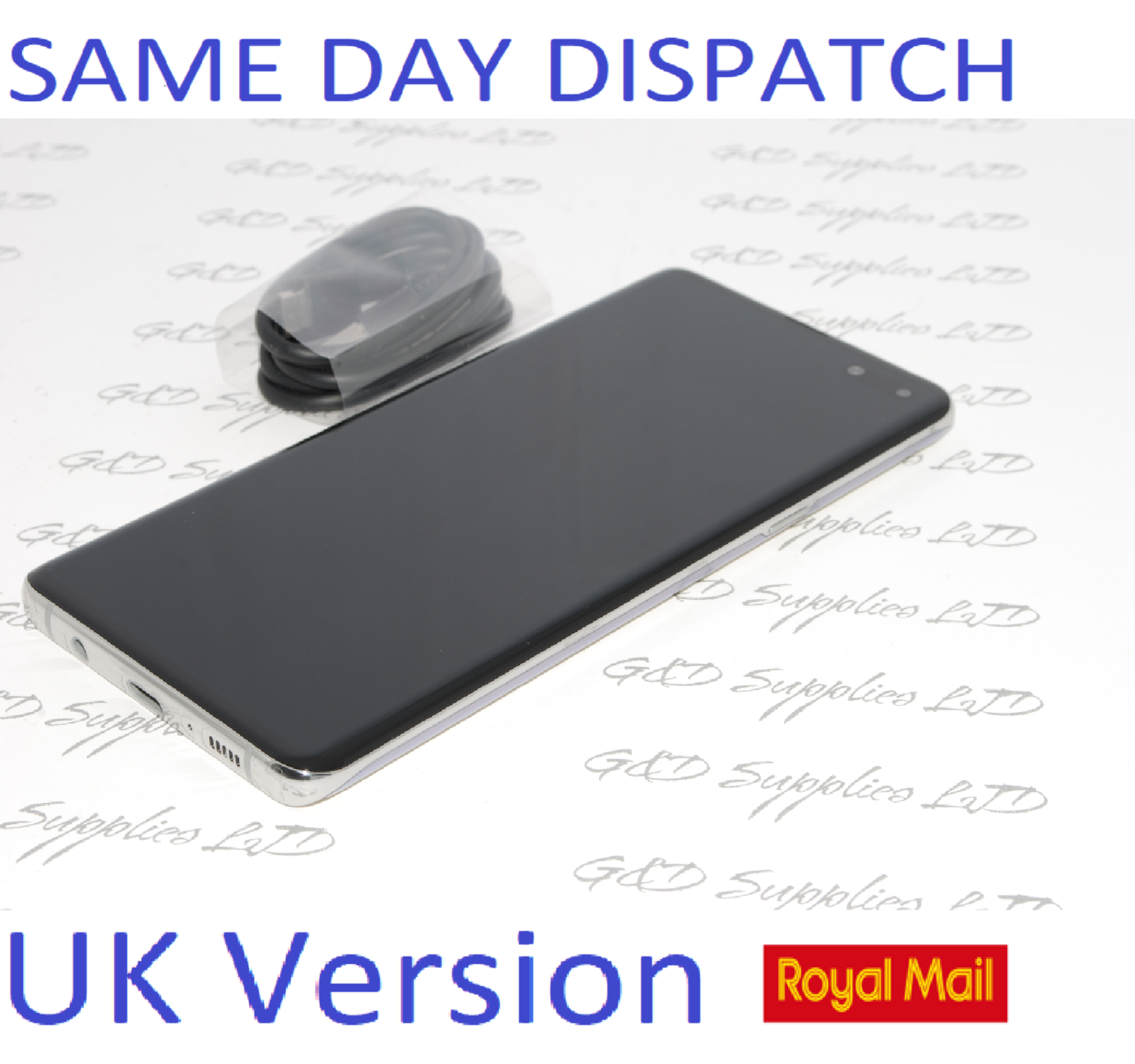 SAMSUNG GALAXY S10 5G SM-G977B 256GB Silver UNLOCKED UK Version NO BOX