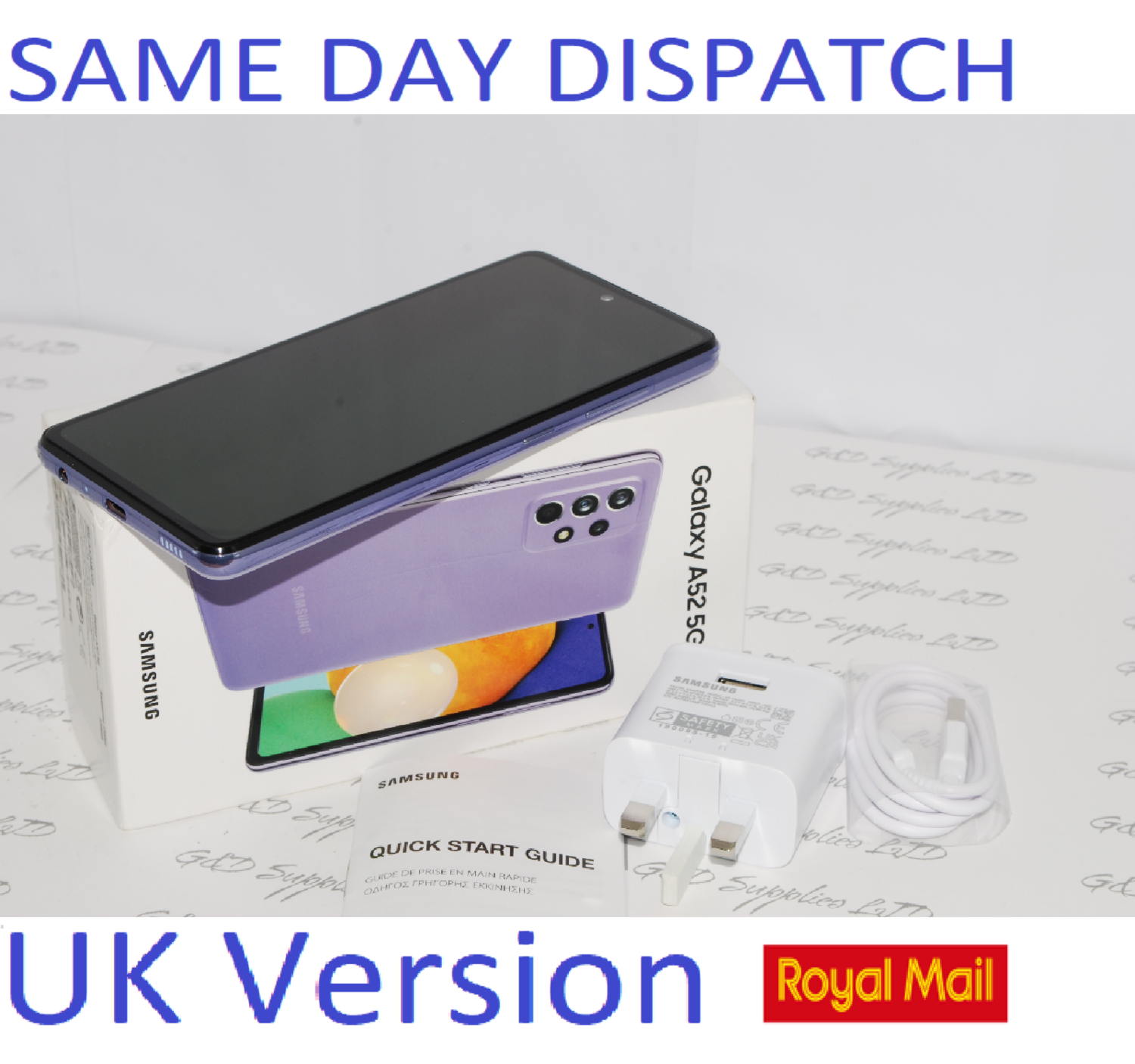 SAMSUNG GALAXY A52 5G SM-A526B/DS UNLOCKED 6GB RAM 128GB Violet UK Version #