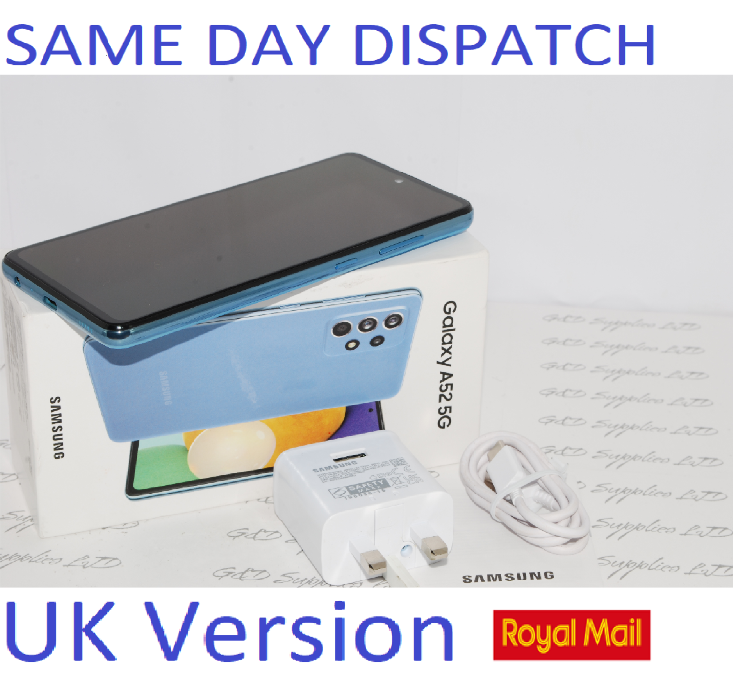 SAMSUNG GALAXY A52 5G SM-A526B/DS UNLOCKED 6GB RAM 128GB Blue UK Version #