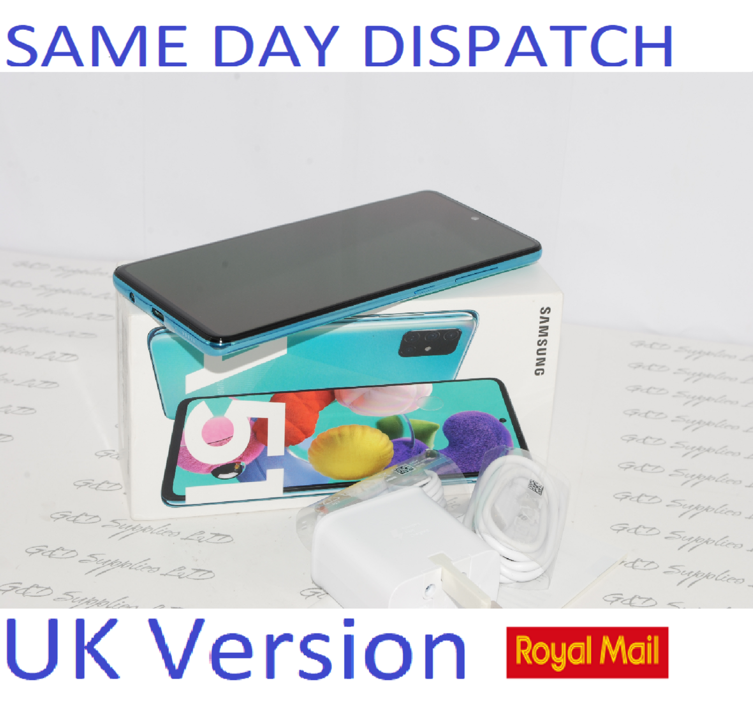 Samsung A51 (SM-A515F/DS) 128GB Crush Blue Dual Sim UNLOCKED NFC UK Version #