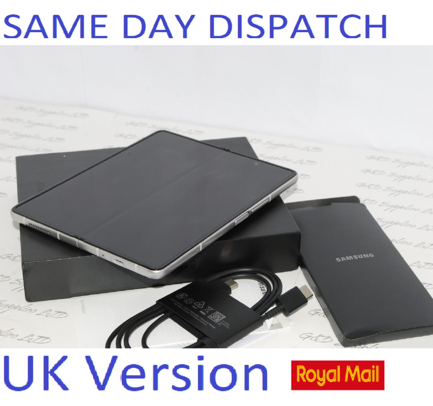 Samsung Galaxy Z Fold3 (5G) 512GB SM-F926B/DS silver Unlocked UK Version #