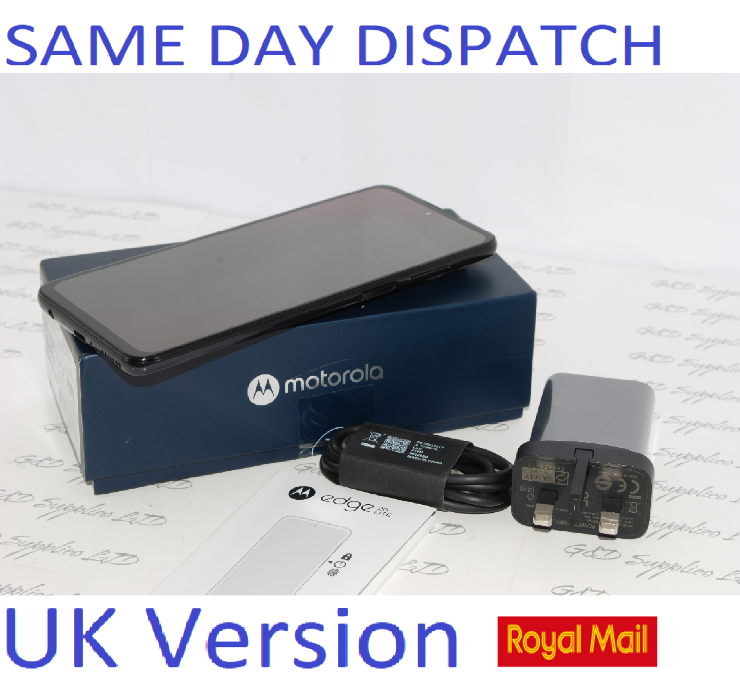 # MOTOROLA EDGE 20 LITE 5G XT-2139-1 8GB Ram Dual SIM Graphite Sim Free NFC UK version