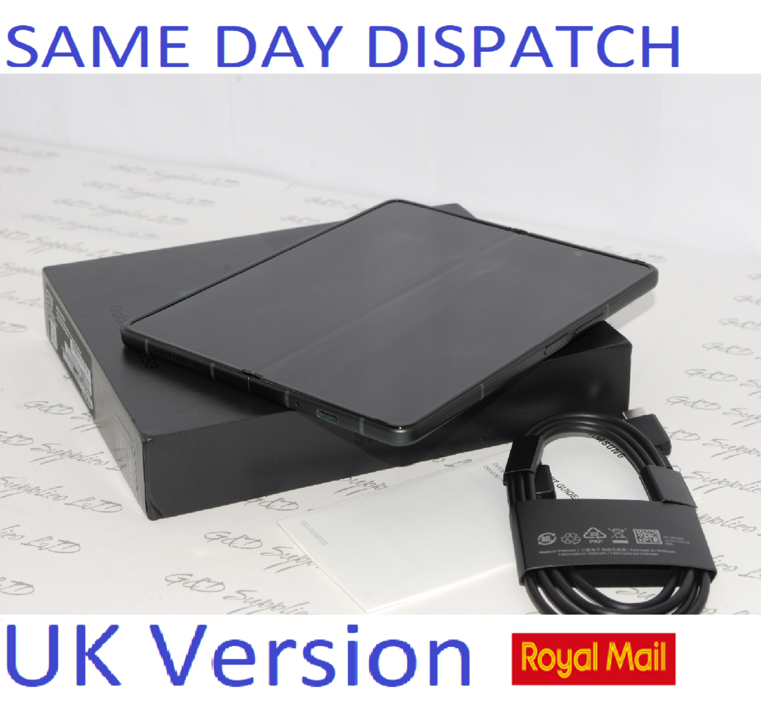 Samsung Galaxy Z Fold3 (5G) 256GB SM-F926B/DS Black Unlocked New Condition UK Version #