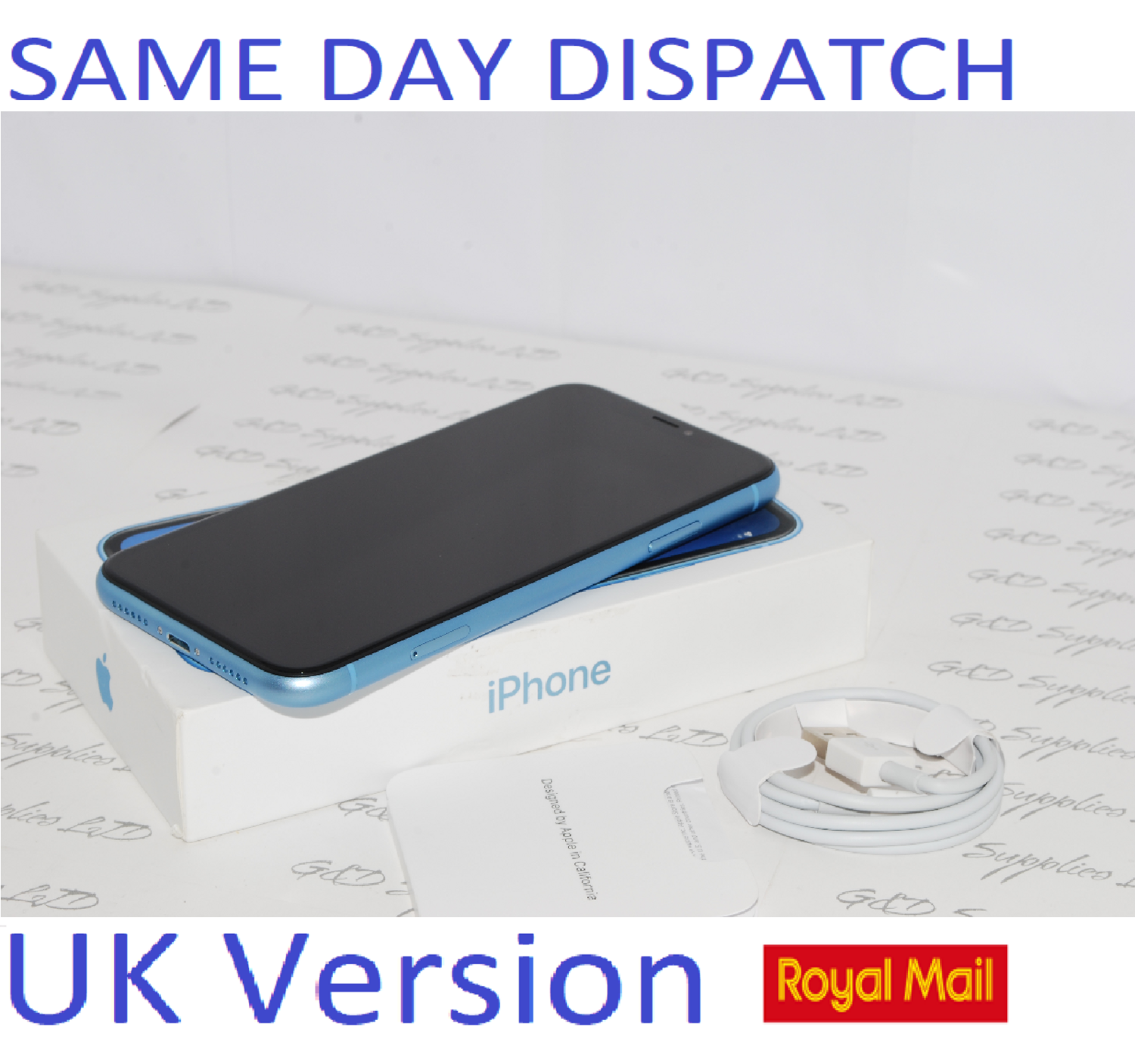 # Apple iPhone XR 64GB MH6T3B/A Blue SIM Free UK Version