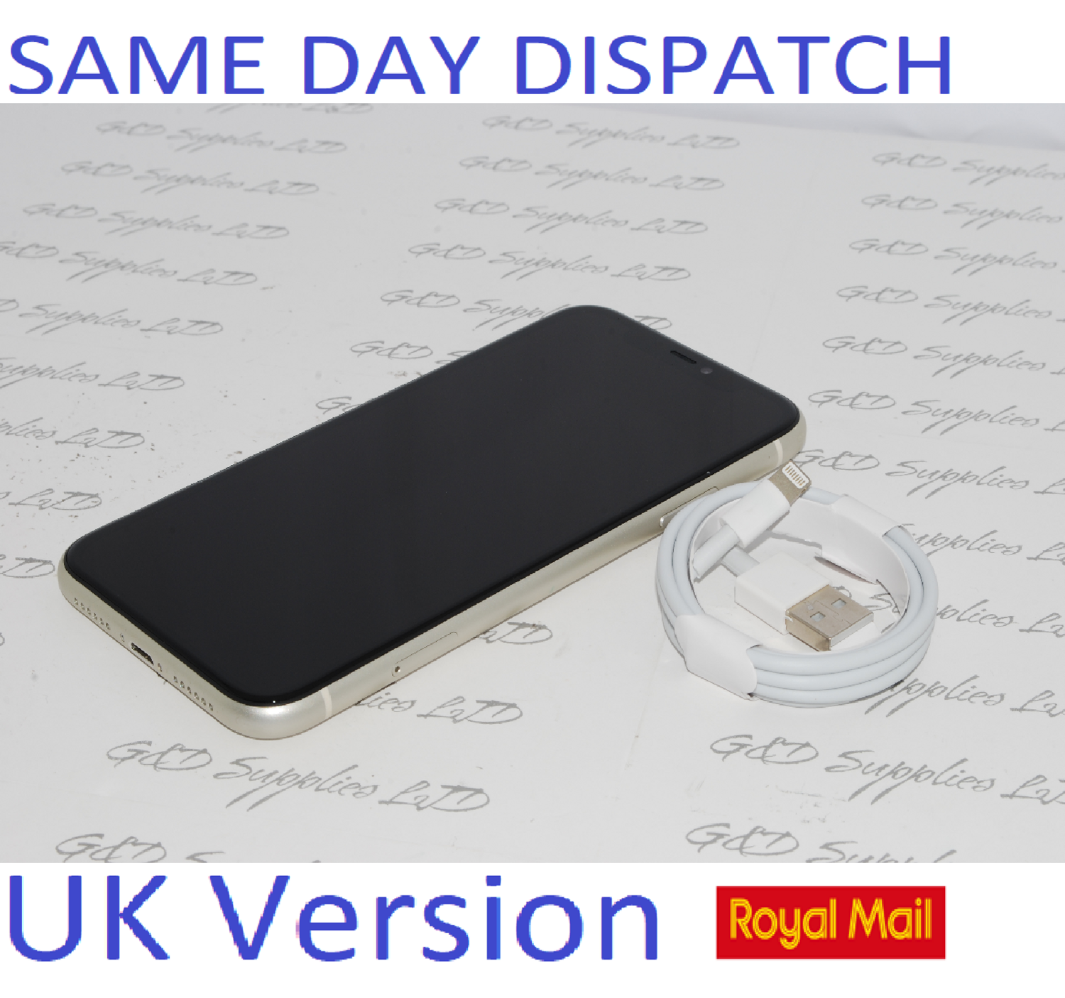 Apple iPhone 11 64GB Mobile sim-free white unlocked UK Version NO BOX