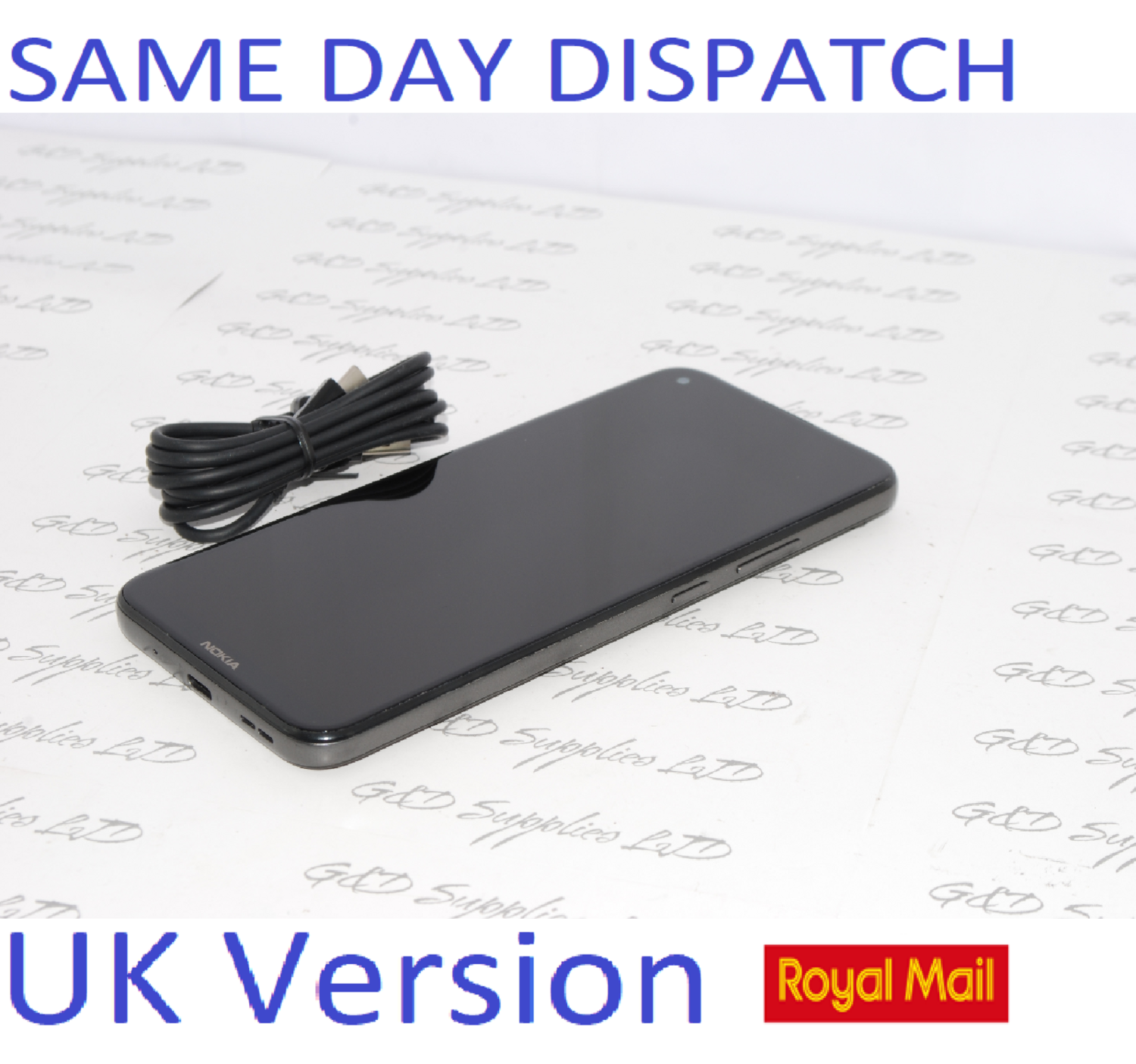 # Nokia 3.4 Smartphone 32GB Unlocked Dual-Sim  Grey UK version NO BOX