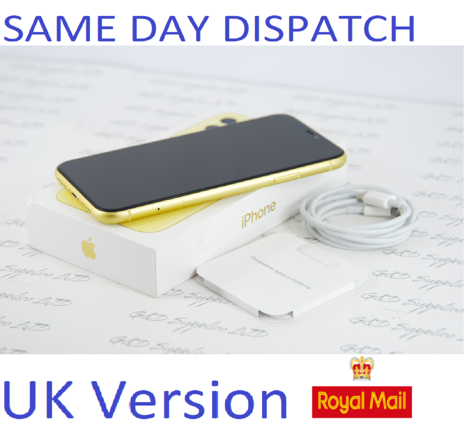 Apple iPhone 11 64GB Mobile sim-free Yellow unlocked UK Version NEW Condition #