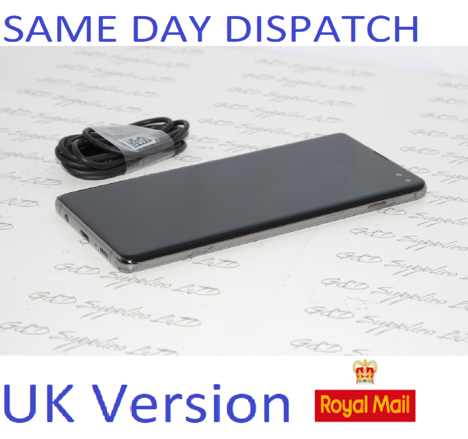 Samsung Galaxy S10 + Plus SM-G975F 128GB SIM Black Free Unlocked UK Version New condition