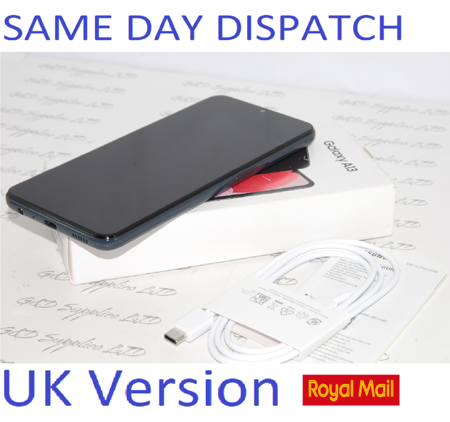 Samsung Galaxy A13 2022  Unlocked 64GB Dual SIM NFC Smartphone Black UK Version #