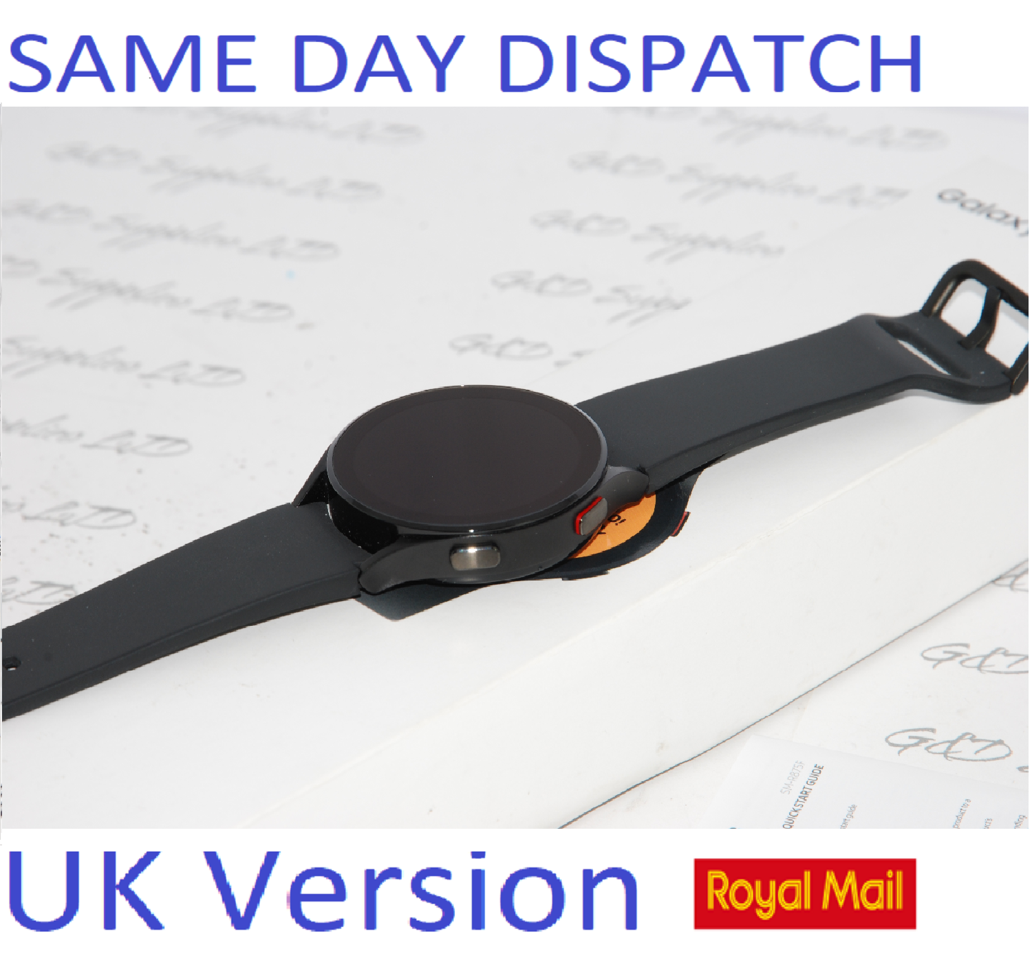 Samsung Galaxy Watch4 Smartwatch Health SM-R870  Fitness Tracker Bluetooth 44mm UK Version new condition #