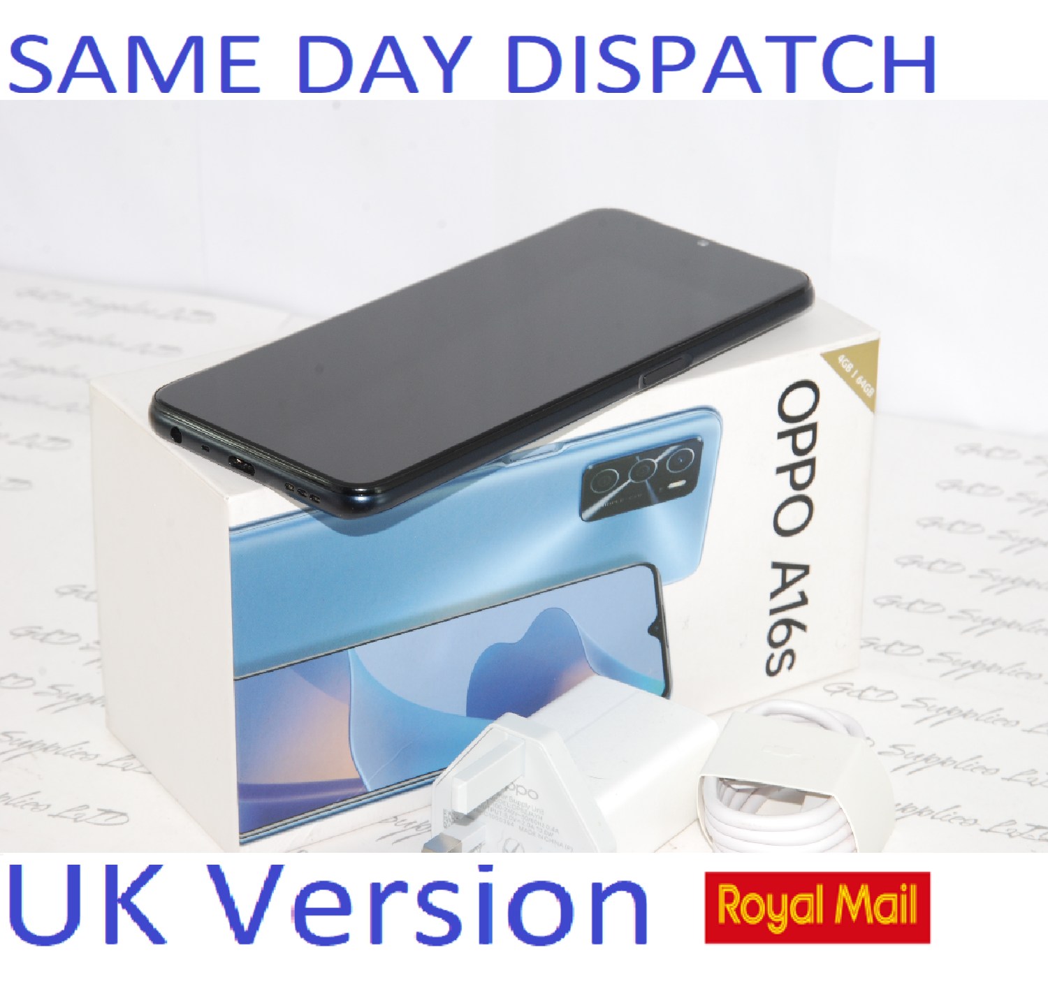 # OPPO A16s 64GB Black 4G Unlocked Android 11 6.52" Touchscreen Dual Sim Unlocked Black mint condition UK version