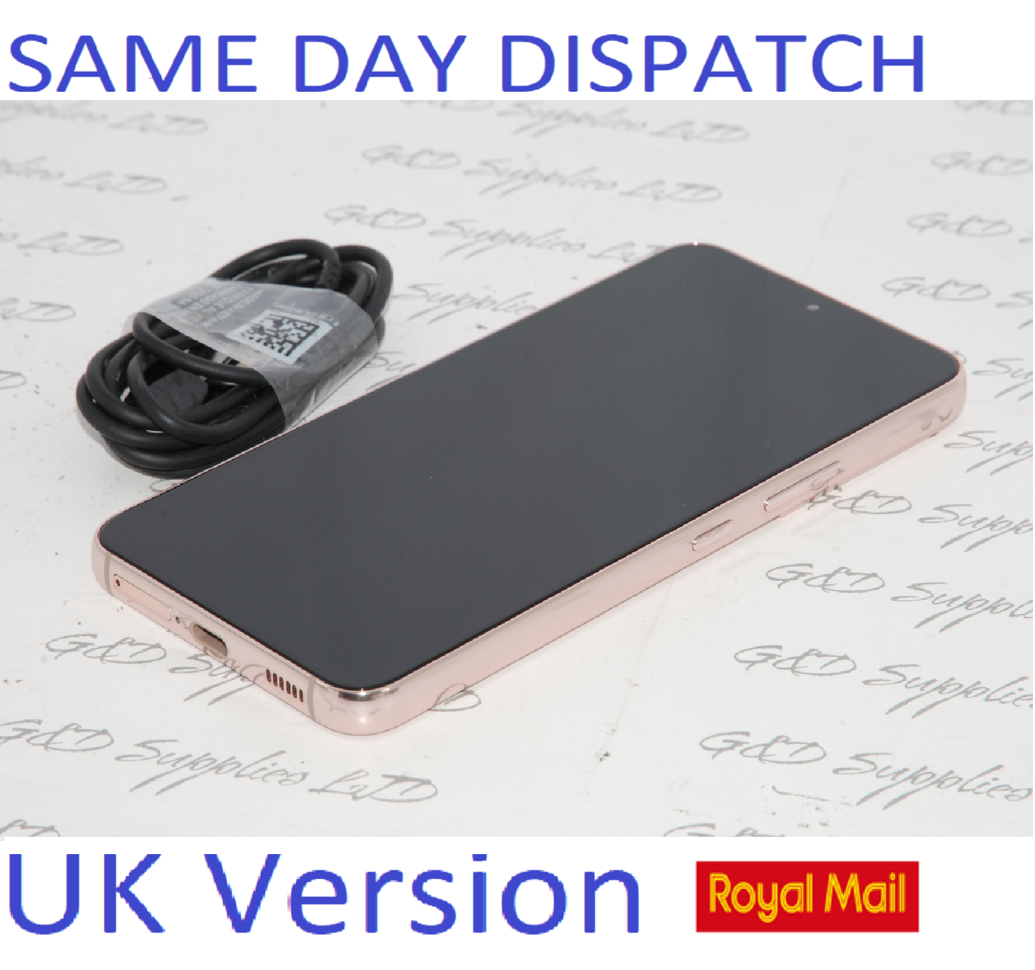 Samsung Galaxy S22 unlocked  128GB Pink Gold 8GB Ram UK Version no box new condition #