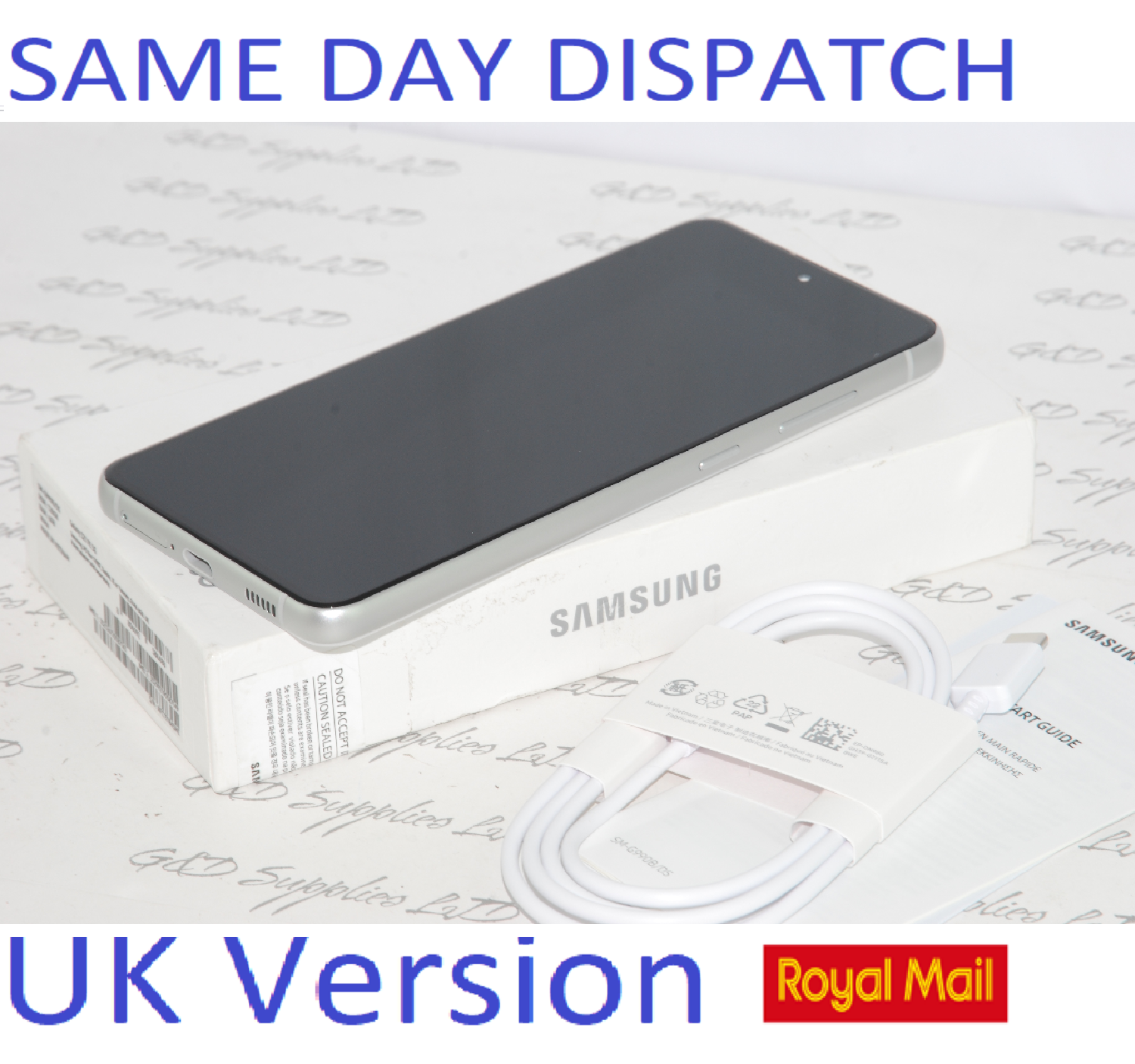 New condition SAMSUNG S21 FE 5G 128GB SM-990B/DS 128GB White unlocked Dual Sim UK Version