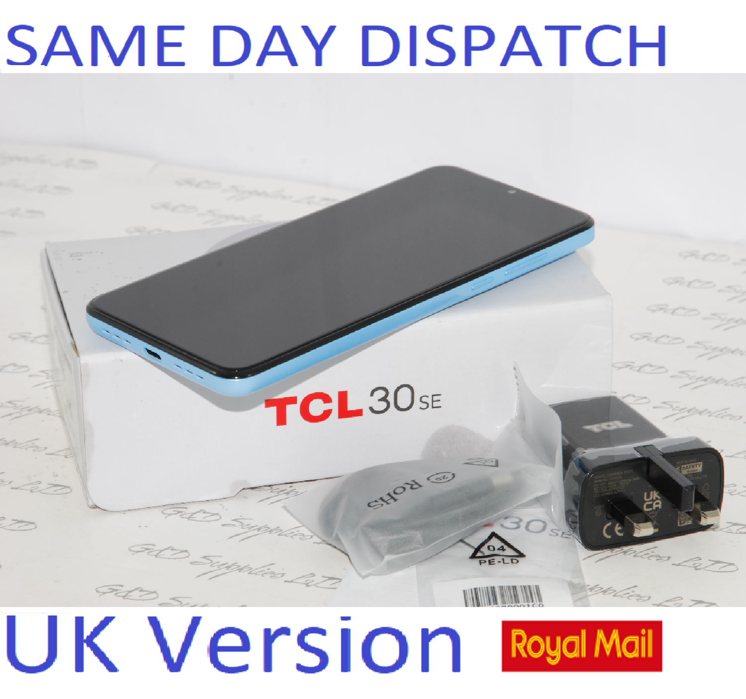 TCL 30 SE 6.52" 64GB 4G  Android Smartphone  4GB RAM Unlocked Dual-Sim - Blue NFC  UK version #