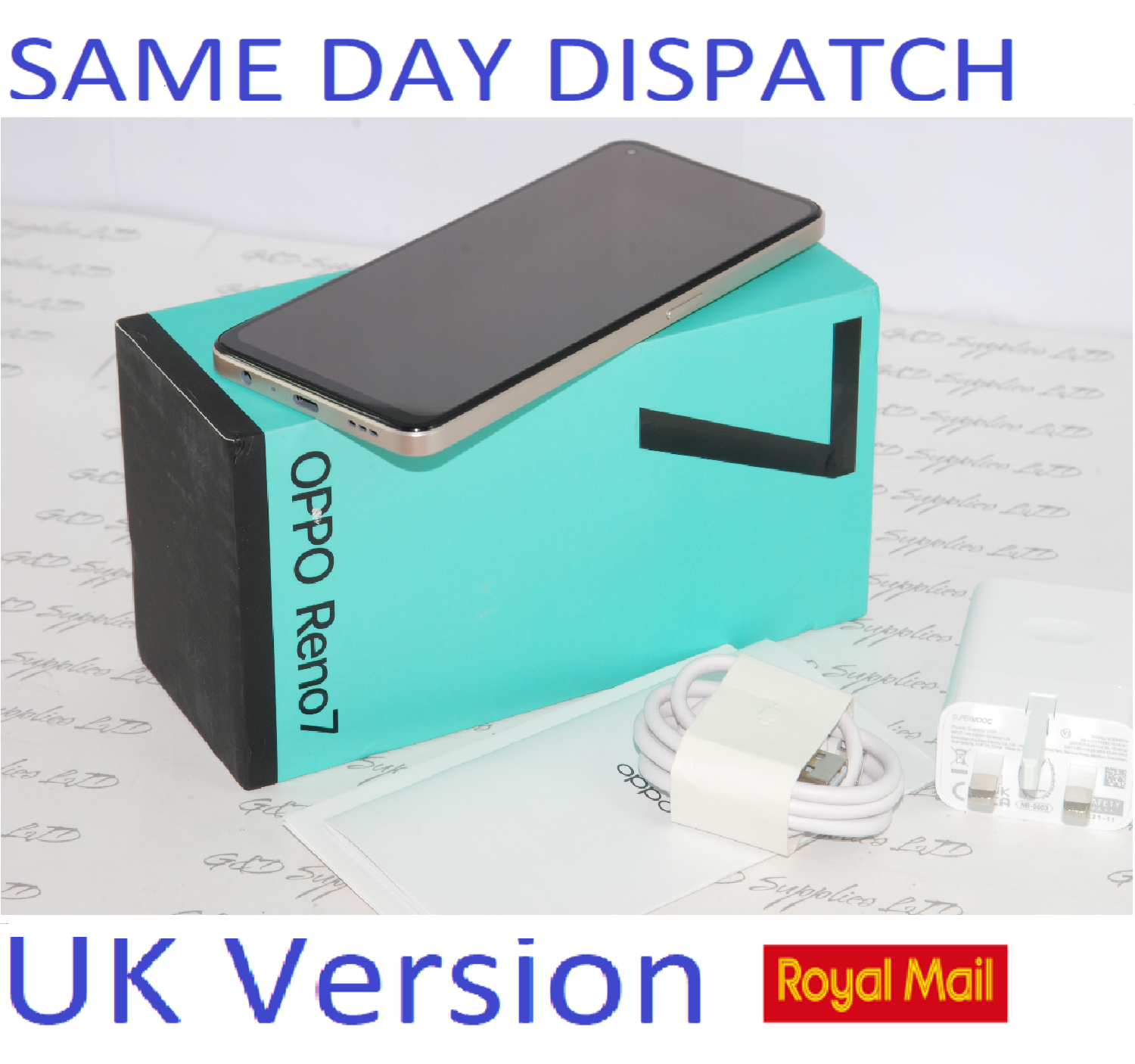 Oppo Reno 7 8 Ram 128GB  Sunset Orange unlocked  NFC Dual SIM UK new condition version