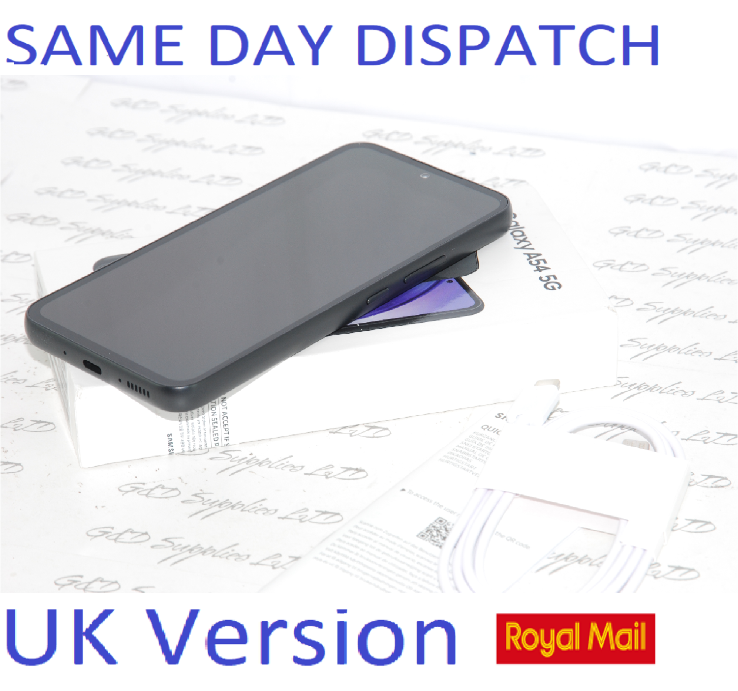 Samsung Galaxy A54 5G 6.4&quot; unlocked 128GB 8GB NFC Black UK Version new condition #