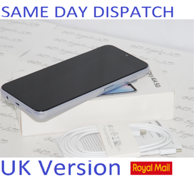 Samsung Galaxy A14 2023 Unlocked 64GB 5G Dual SIM NFC Smartphone Silver UK Version NEW Condition #