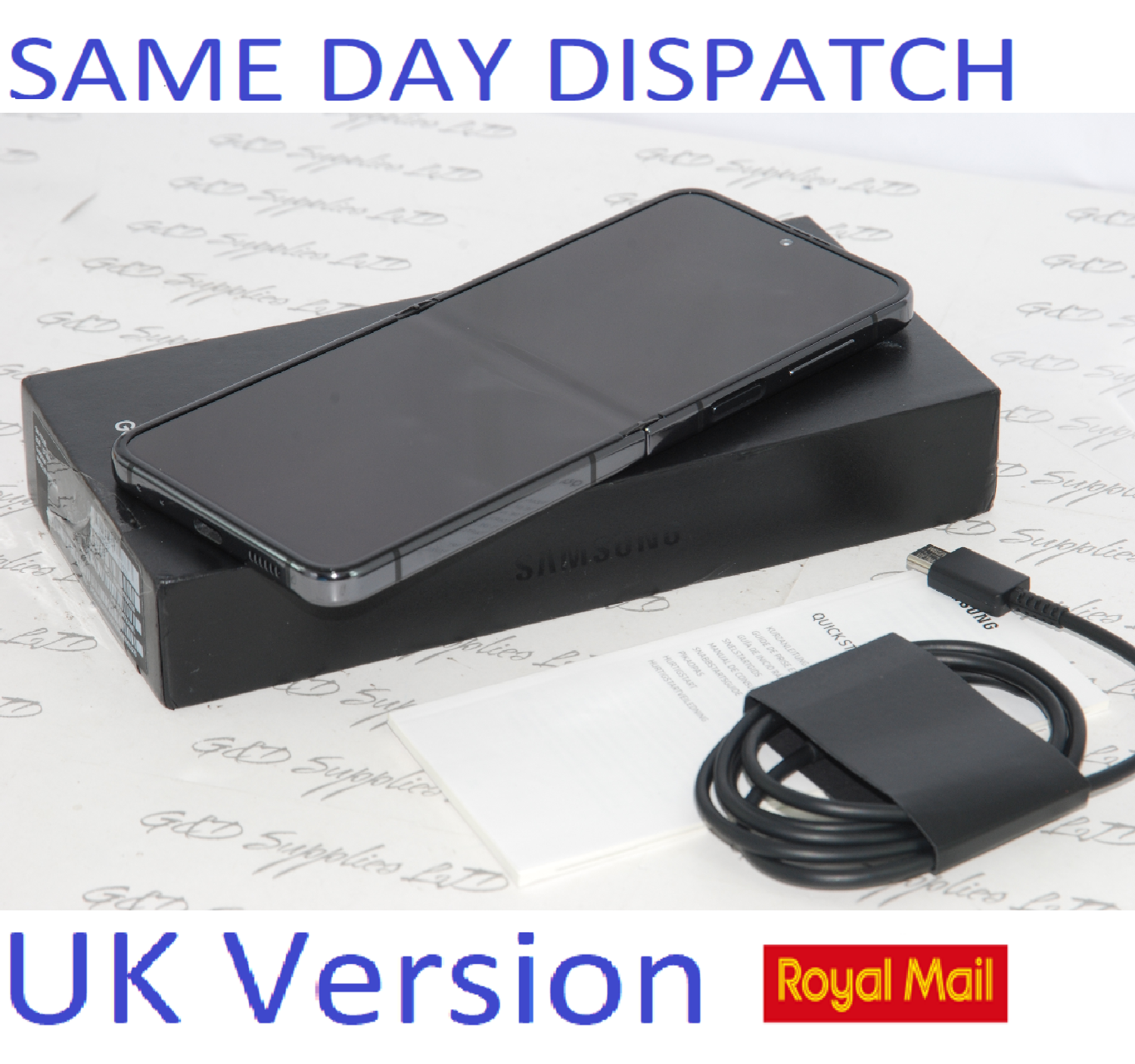 Samsung Galaxy Z Flip5 5G Mobile Phone 256GB UNLOCKED Graphite New condition UK Version