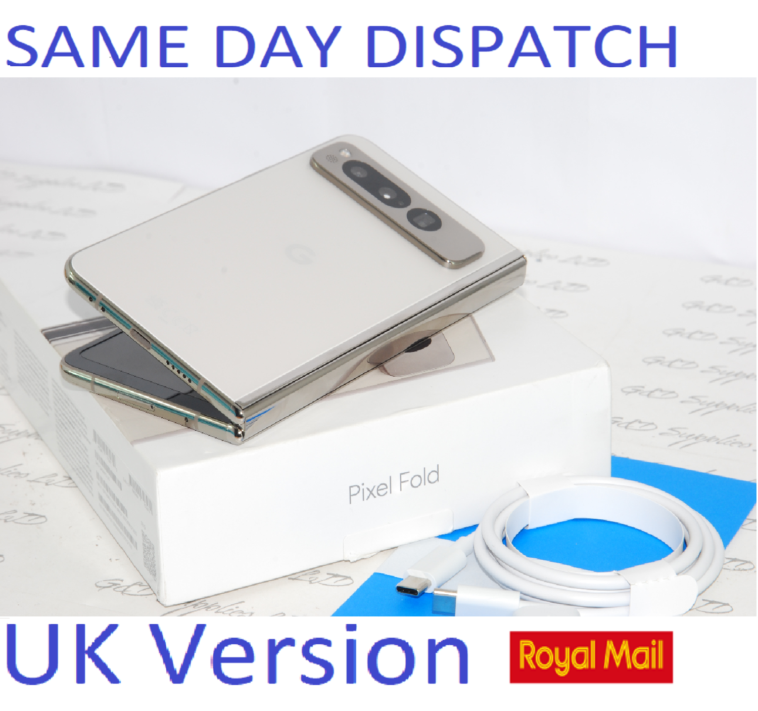 Google Pixel Fold 5G 256GB - Porcelain White New Condition unlocked