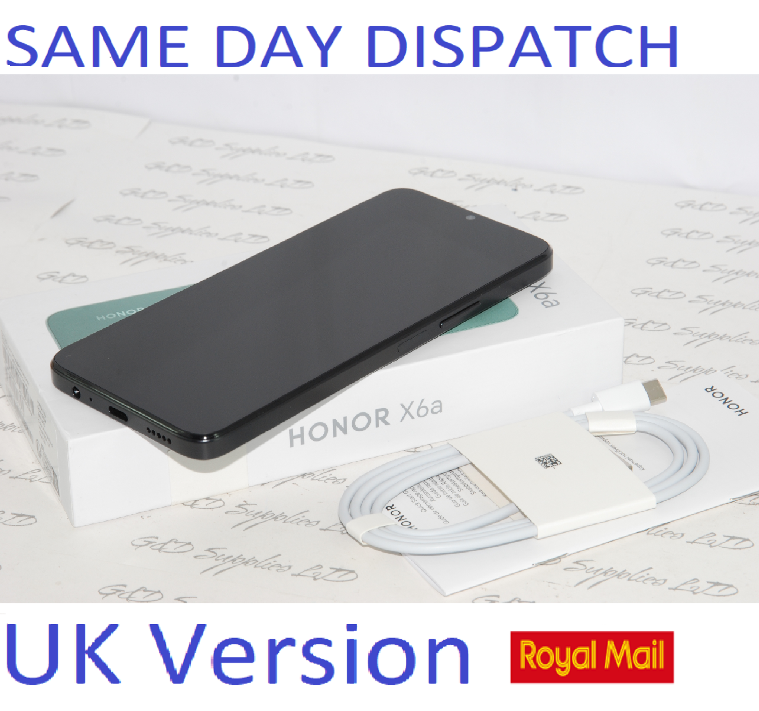 Honor X6a 4G 6.56&quot; 4GB 128GB Unlocked Android Black New condition UK version NFC