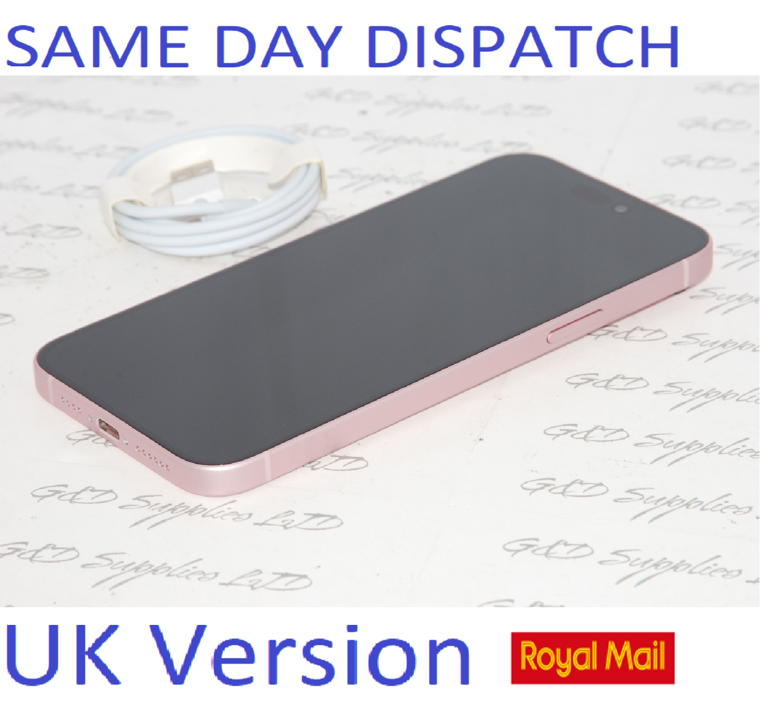 Apple iPhone 15 Plus 5G 128GB SIM-Free Unlocked Pink NEW Condition #