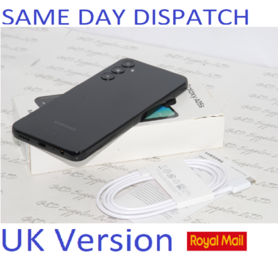 Samsung Galaxy A05s Unlocked 64GB Dual SIM NFC Smartphone Black UK Version New condition