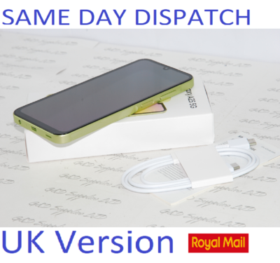Samsung Galaxy A25 2024 Unlocked 128GB 5G Dual SIM NFC Smartphone Yellow UK Version NEW Condition #