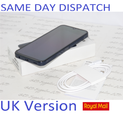 Samsung Galaxy A15 2024 Unlocked 128GB Dual SIM NFC Smartphone Black 4G UK Version NEW Condition #
