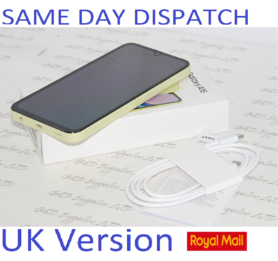 Samsung Galaxy A15 2024 Unlocked 128GB Dual SIM NFC Smartphone yellow 4G UK Version NEW Condition #