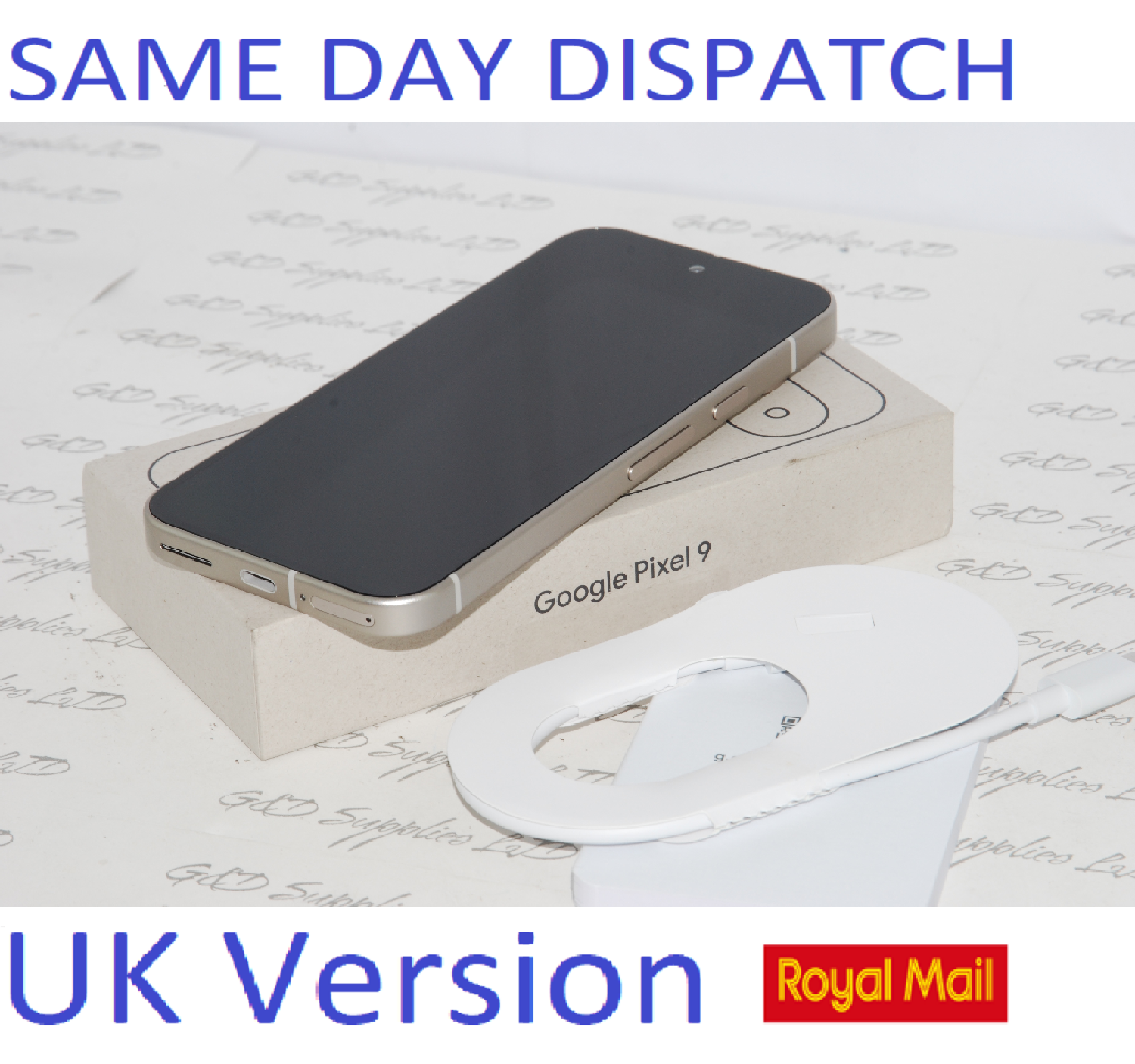 ! Google Pixel 9 Mobile Phone 128GB (Unlocked) Porcelain 5G Sim-free UK Version  Mint Condition