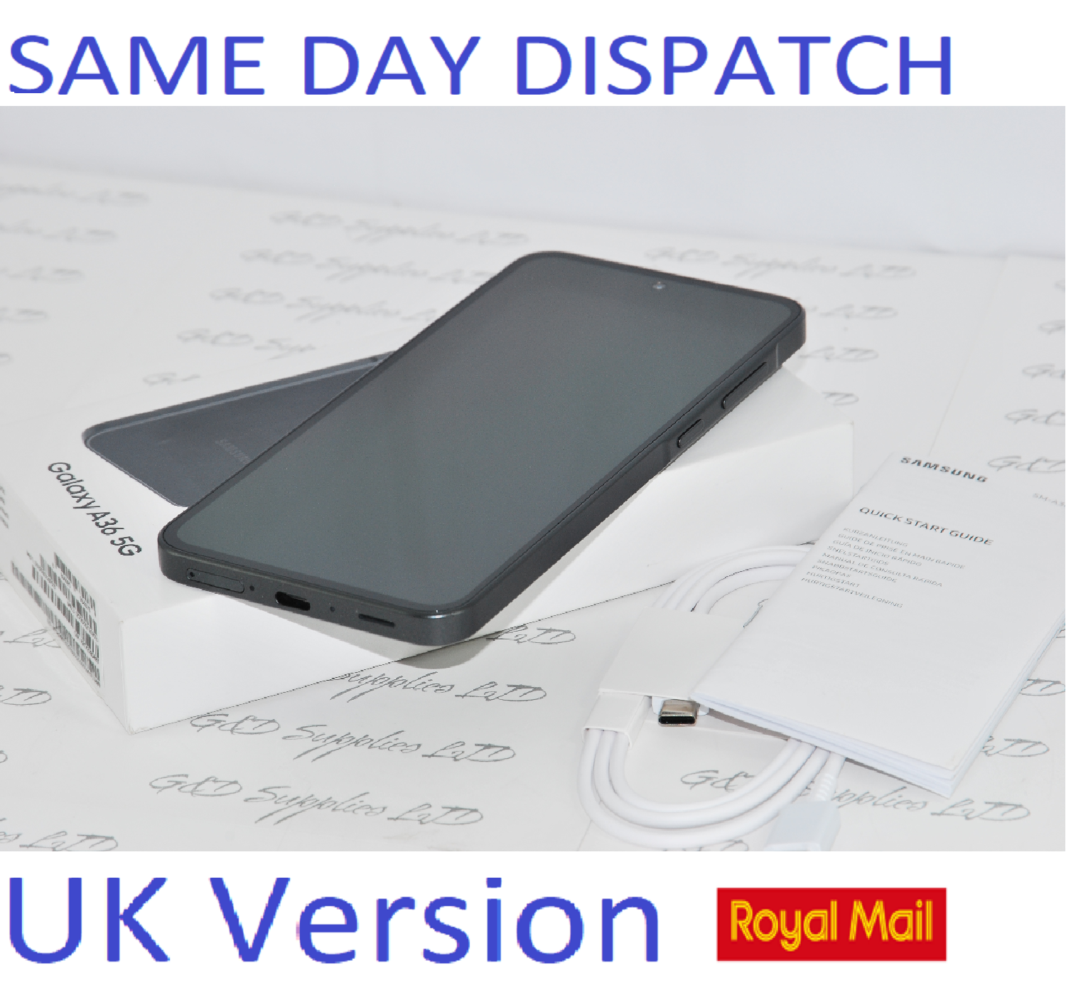 ## Samsung Galaxy A36 5G 256GB 8GB RAM Unlocked Dual-Sim NFC Graphite UK Version mint condition #