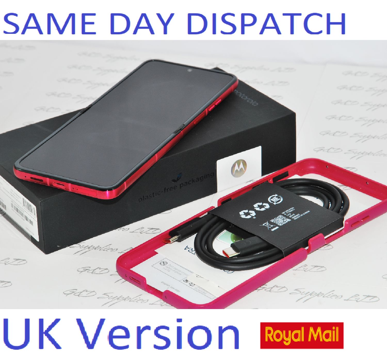 # Motorola Razr 60 Ultra 5G  16GB 512GB Dual Sim Pink Unlocked Mint Condition UK Version