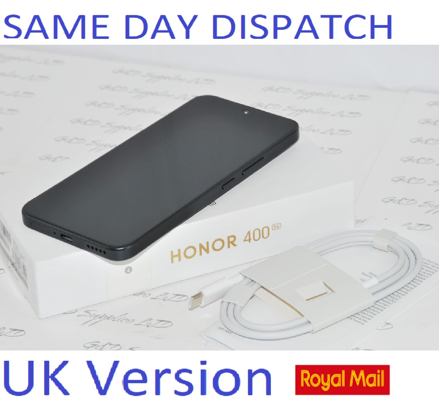 HONOR 400 5G Smartphone 256GB BLACK Dual SIM New condition UK version #