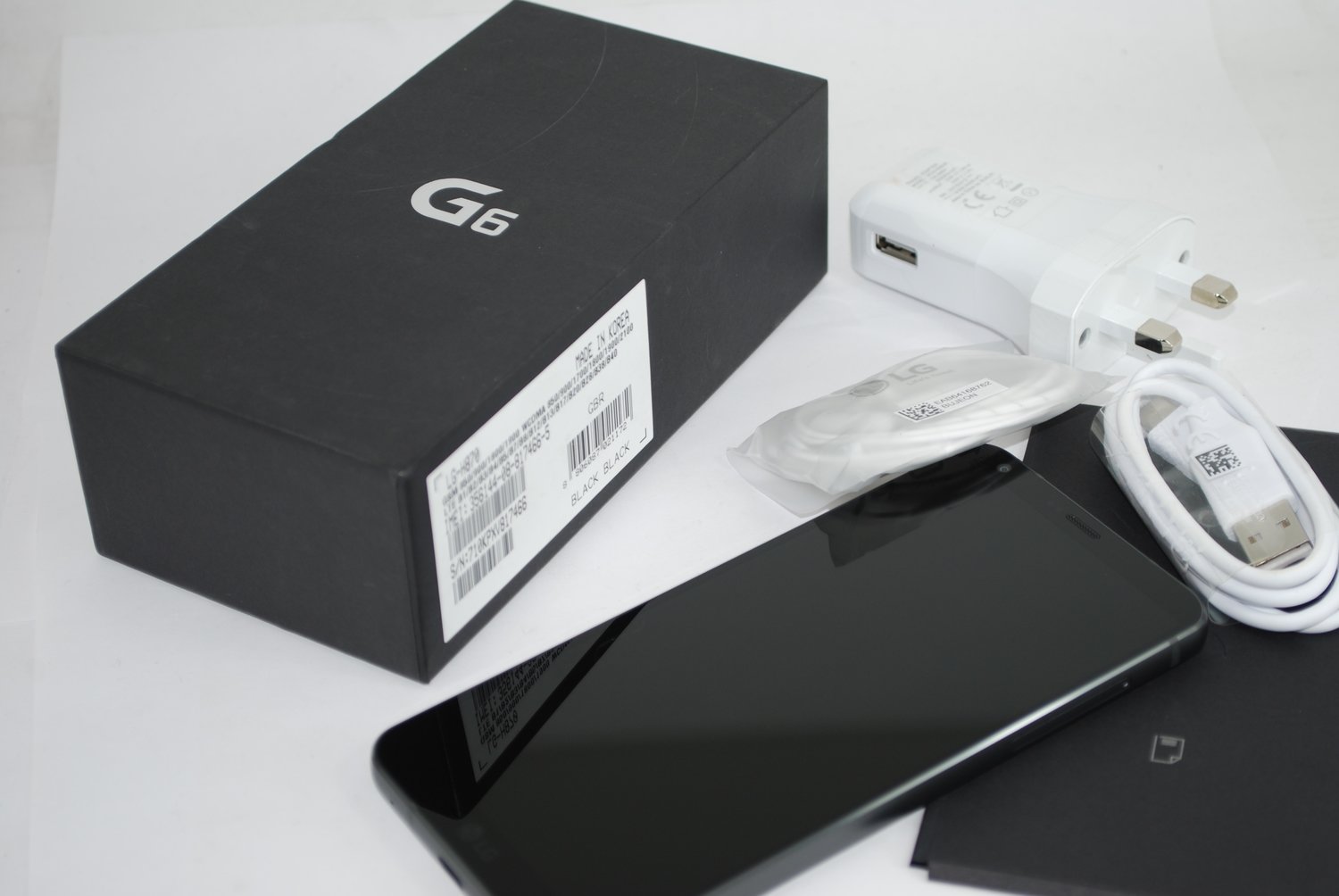 LG G6 H870 32GB 4G Black Android 7.0 GPS WIFI NFC13MP Dual Camera Smartphone #