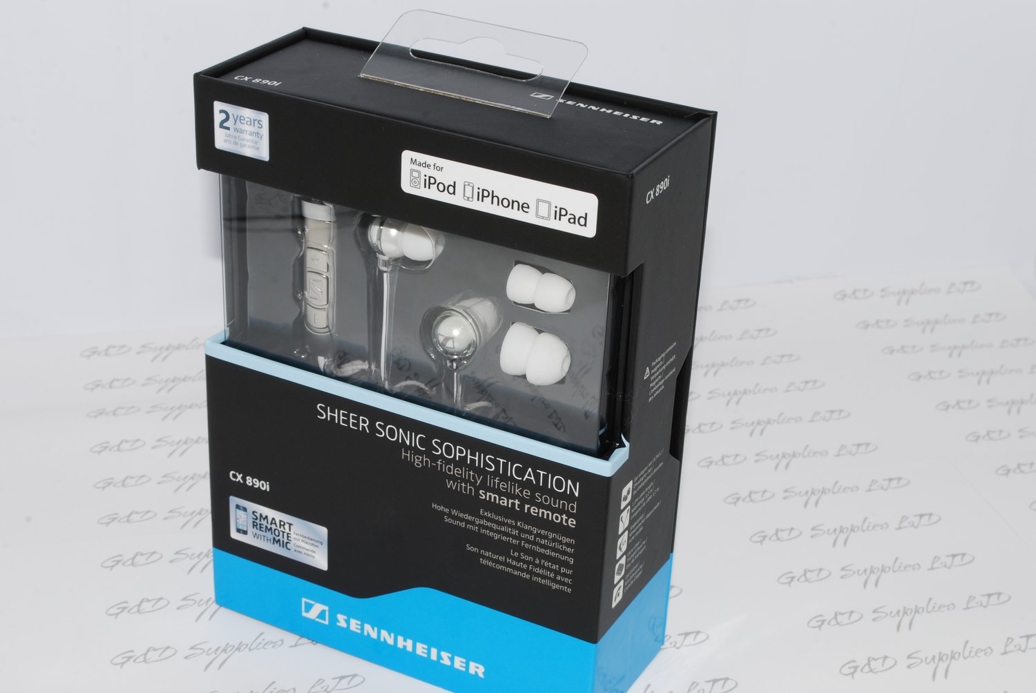 NEW Senheiser earphones. CX890i White In-Ear Headsets Genuine UK stock