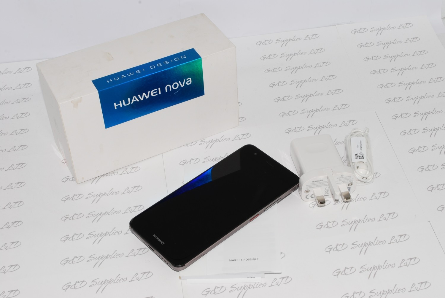 Huawei NOVA CAN-L01 GREY 32GB 3GB RAM 12MP GPS Unlocked Smartphone #
