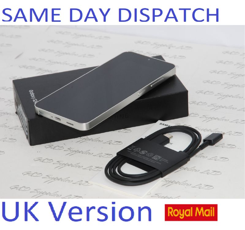 Samsung Galaxy S24 Smartphone 6.1" 5G SIM-Free Unlocked 8GB 256GB Grey UK Version new condition NFC