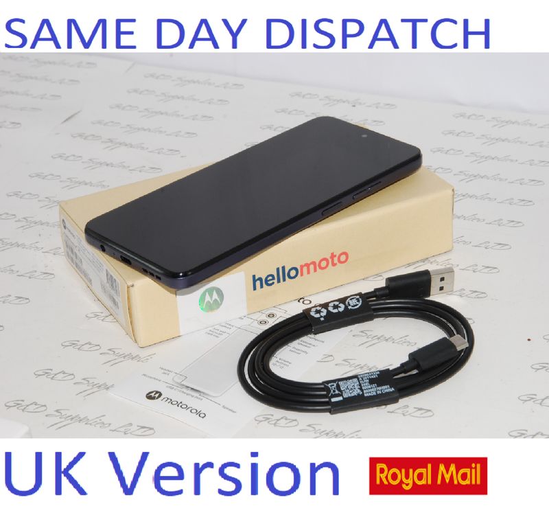 Motorola Moto G35 128GB 5G NFC 4GB RAM unlocked BLACK UK version New Condition