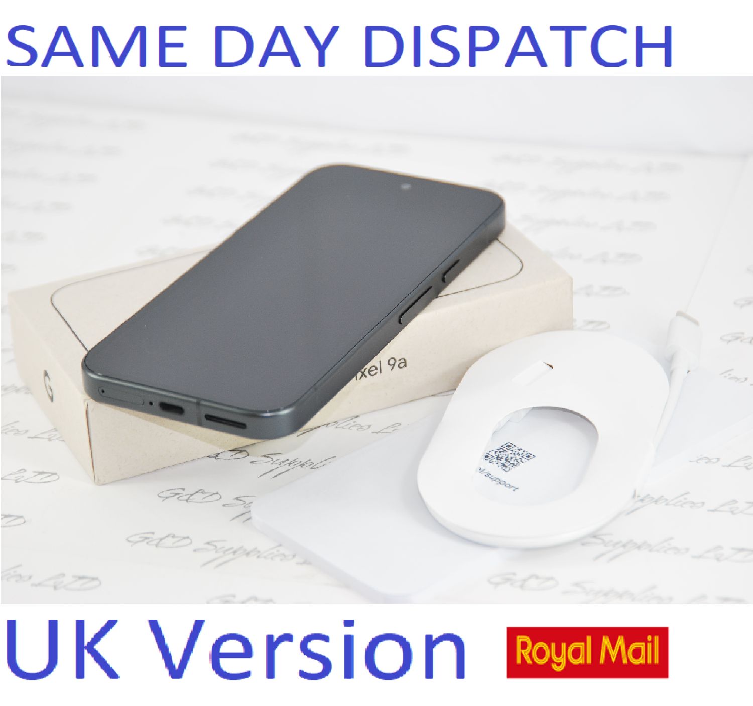 Google Pixel 9A Mobile Phone 128GB (Unlocked) Obsidian 5G Sim-free UK Version  New Condition