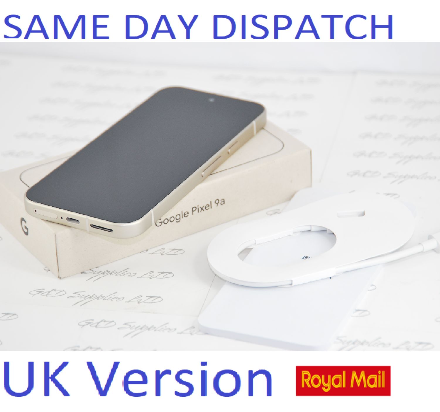 Google Pixel 9A Mobile Phone 128GB (Unlocked) Porcelain 5G Sim-free UK Version  New Condition