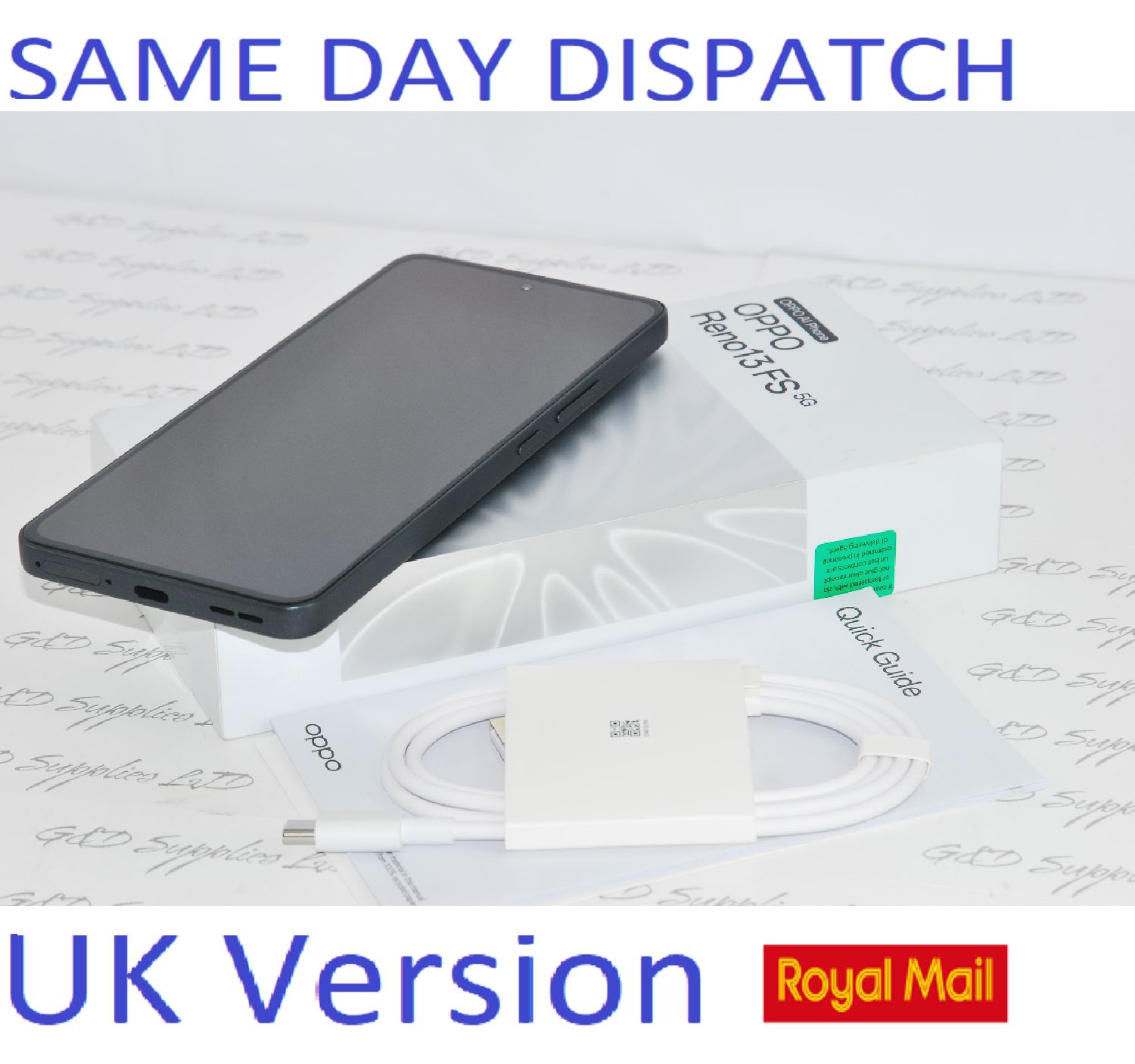 OPPO Reno 13 FS 5G Snapdragon 6 Gen1 12GB 512GB  Dual-SIM Factory Unlocked UK version NEW Condition