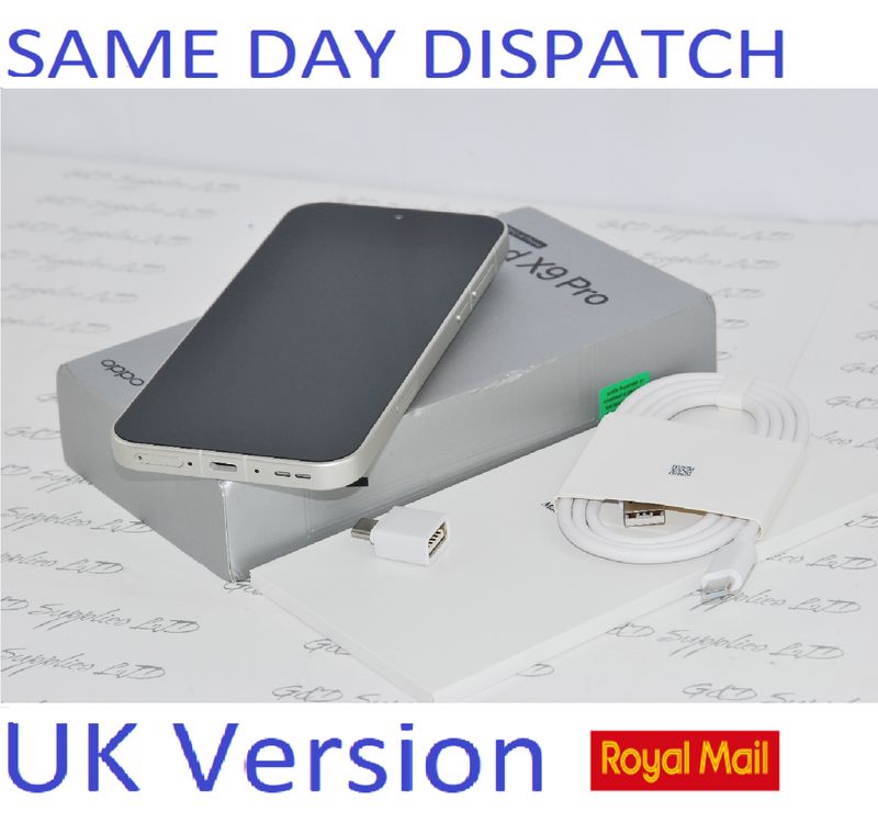 OPPO Find X9 Pro 5G 6.7" Dual SIM 16GB 5G 16GB RAM 512GB  unlocked UK version NEW Condition #