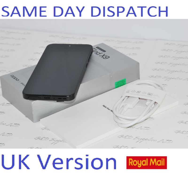 OPPO Find X9 5G 6.7" Dual SIM 12GB RAM  5G 16GB RAM 512GB  unlocked UK version NEW Condition #