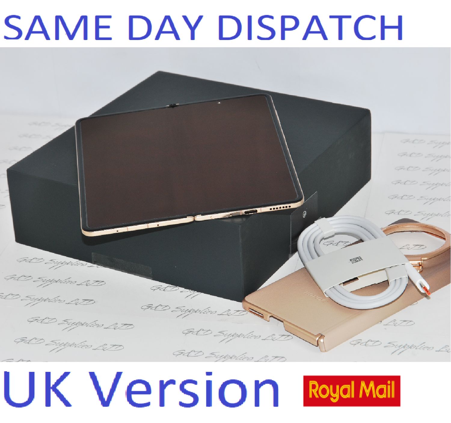 HONOR Magic V5 5G AI Foldable Smartphone 512GB, Unlocked Dual-SIM  Gold New condition UK version #