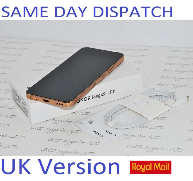 Honor Magic8 Lite 5G Dual Sim 512GB + 8GB Red New condition UK version #