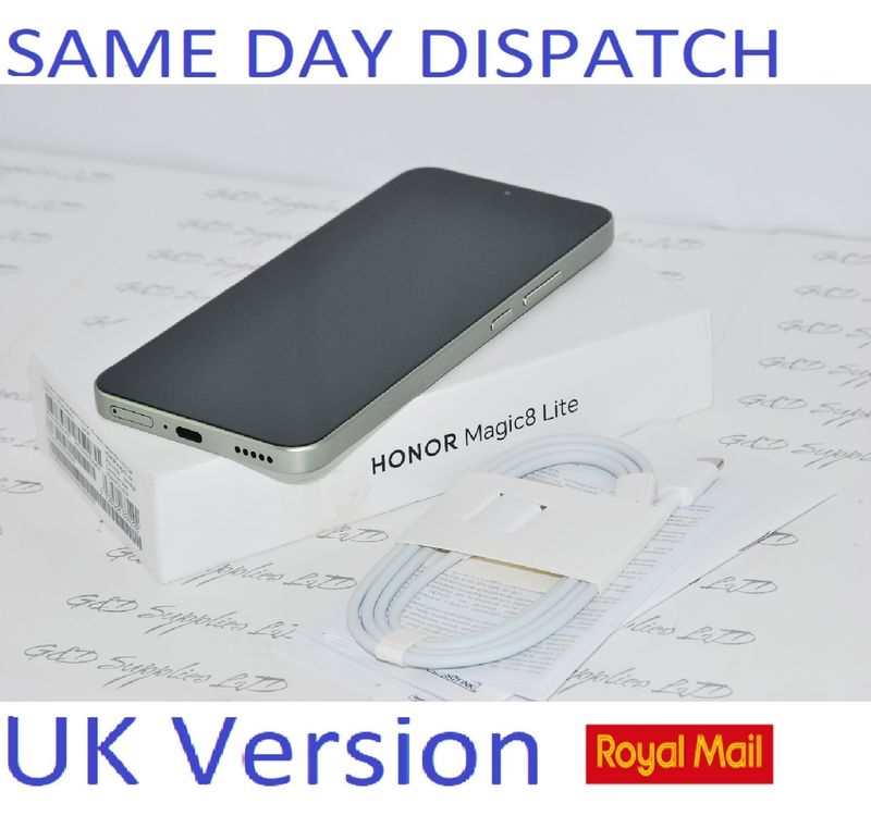 Honor Magic8 Lite 5G Dual Sim 512GB + 8GB Green New condition UK version #