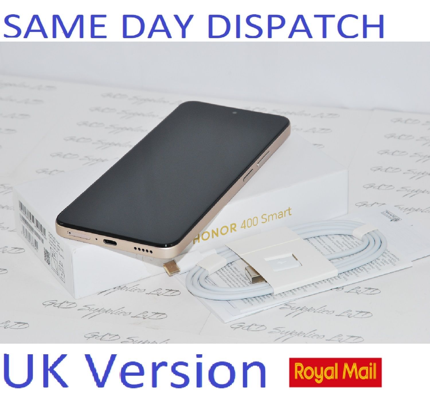 HONOR 400 Smart 5G Smartphone 128GB Gold Dual SIM New condition UK version #