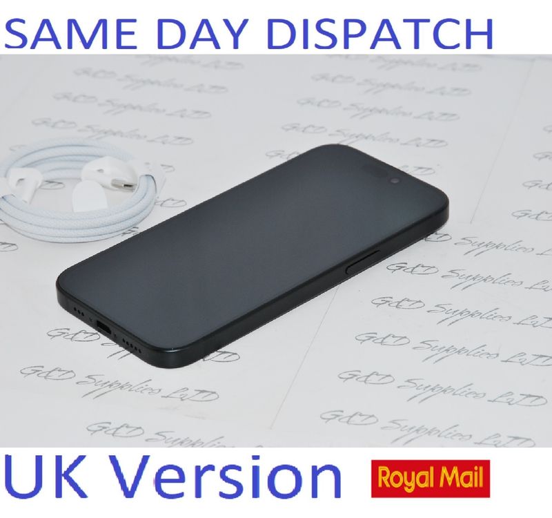 Apple iPhone 15 5G 256GB Unlocked Black NEW Condition 100% Battery  NEW