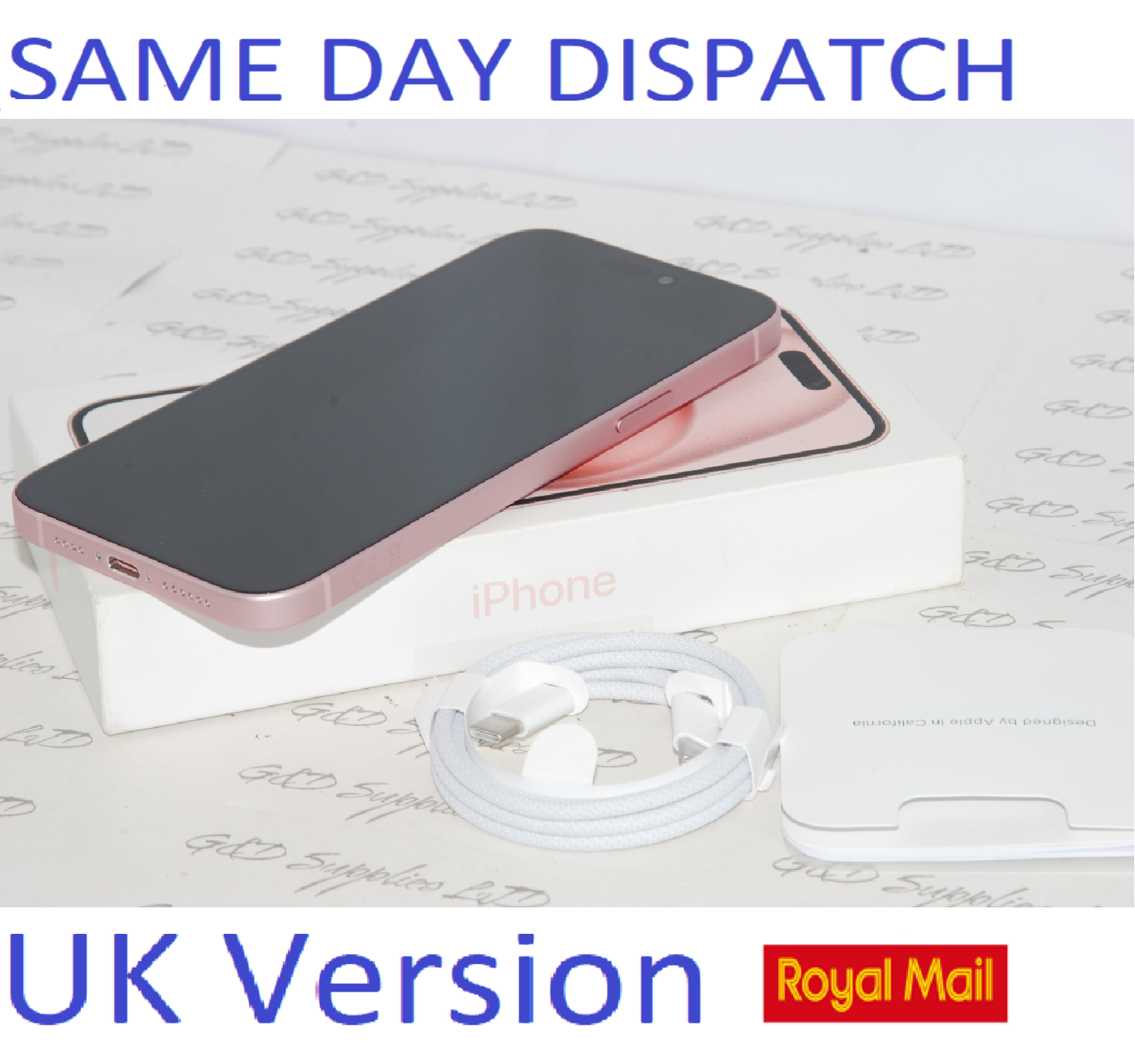 ! Apple iPhone 15 Plus 5G 256GB SIM-Free Unlocked Pink Mint Condition #