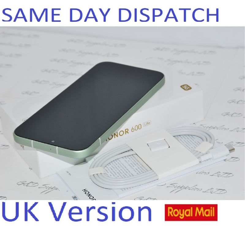 Honor 600 lite 5G 256GB 8GB RAM Dual SIM Unlocked  Green New condition UK version #
